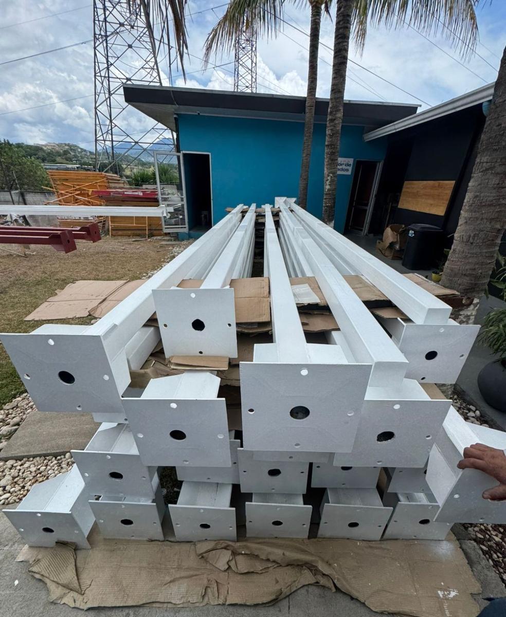 Estructura y soportería con acabado industrial